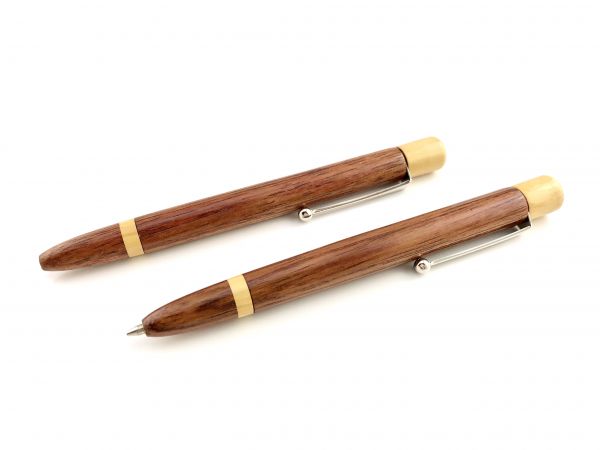 Kugelschreiber und Bleistift Hermann und Hermine