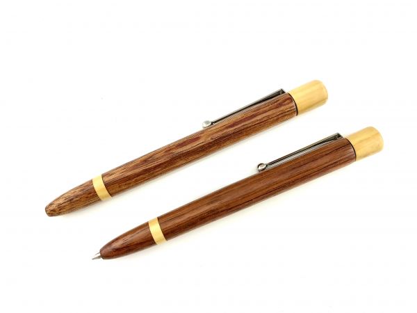 Kugelschreiber und Bleistift Hermann und Hermine