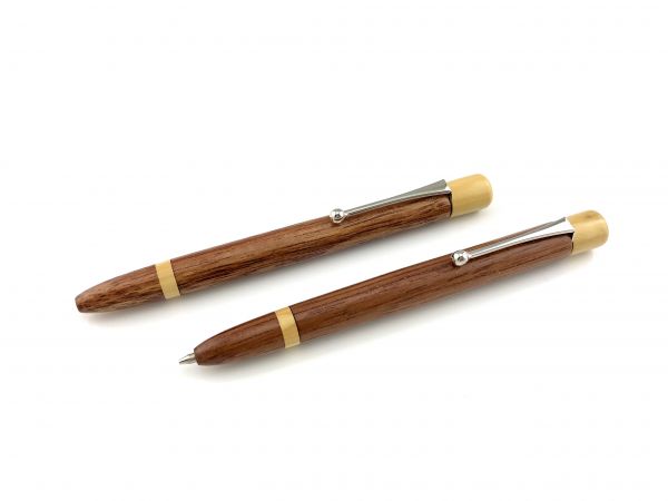 Kugelschreiber und Bleistift Hermann und Hermine